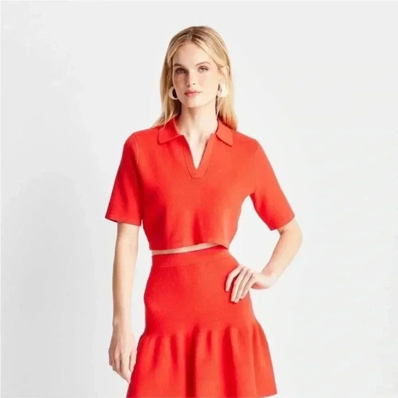 NWT Women's Short Sleeve Polo Top - Future Collective™ with Jenee Naylor… - Picture 4 of 5